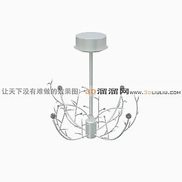 3D歐式吊燈模型