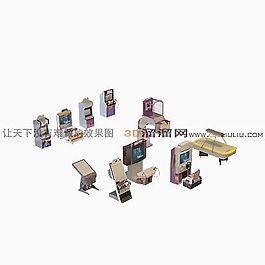 3D游戏机模型