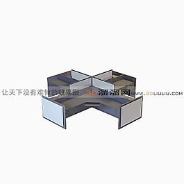 3D辦公桌模型