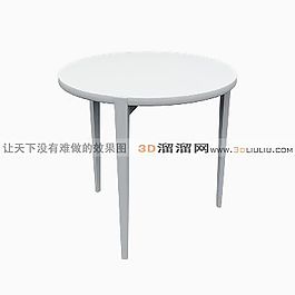 3D圓桌模型