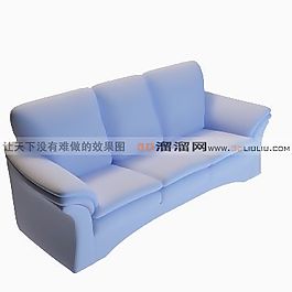 3D三人沙發(fā)模型