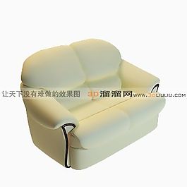 3D双人沙发模型