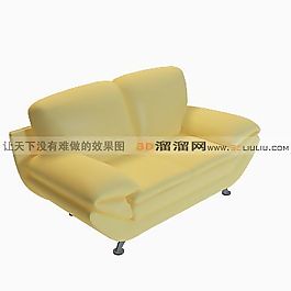 3D雙人沙發(fā)模型