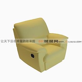 3D单人沙发模型