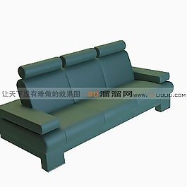 3D三人沙發(fā)模型