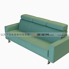 3D三人沙發(fā)模型