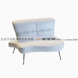 3D雙人沙發(fā)模型