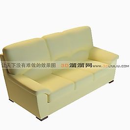 3D三人沙發(fā)模型