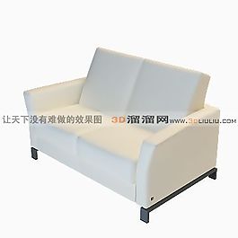 3D雙人沙發(fā)模型