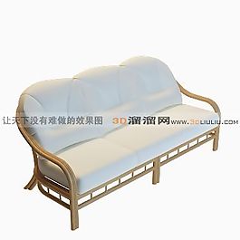 3D三人沙發(fā)模型