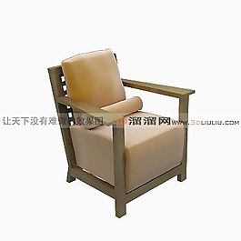 3D單人沙發(fā)模型