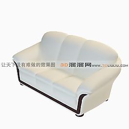 3D三人沙發(fā)模型