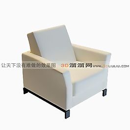 3D單人沙發(fā)模型