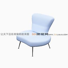 3D單人沙發(fā)模型