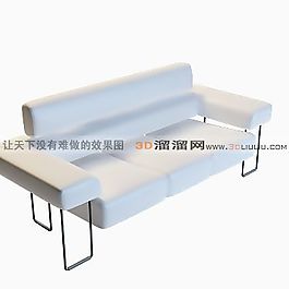 3D三人沙發(fā)模型