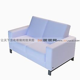 3D雙人沙發(fā)模型
