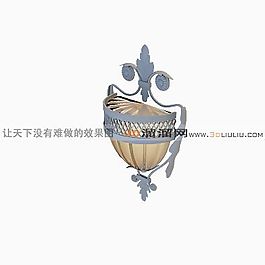 3D壁燈模型