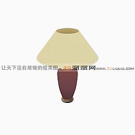 3D臺燈模型