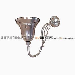 3D歐式壁燈模型