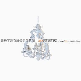 3D歐式吊燈模型