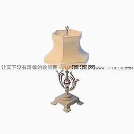 3D臺(tái)燈模型