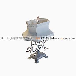 3D臺(tái)燈模型