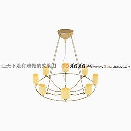 3D吊燈模型