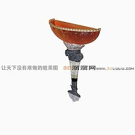 3D壁燈模型
