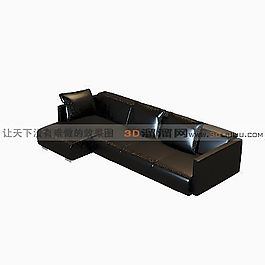 3D多人沙發(fā)模型