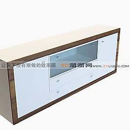 3D電視柜模型
