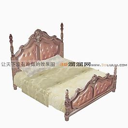 3D鐵藝床模型