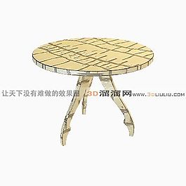 3D圓桌模型