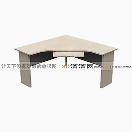 3D電腦桌模型