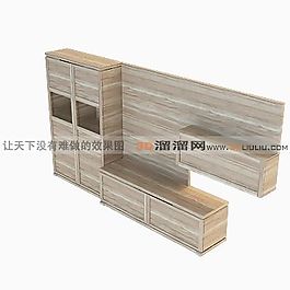 3D邊柜模型