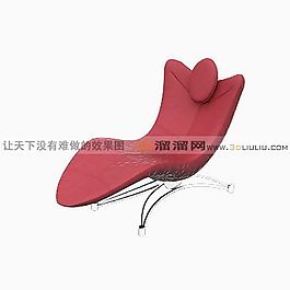 3D沙發(fā)躺椅模型