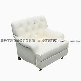 3D單人沙發(fā)模型