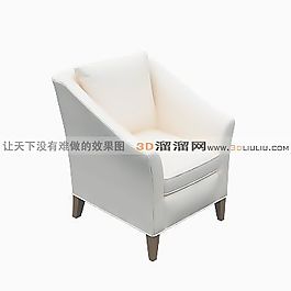 3D單人沙發(fā)模型