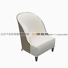 3D單人沙發(fā)模型