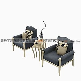 3D休閑椅模型