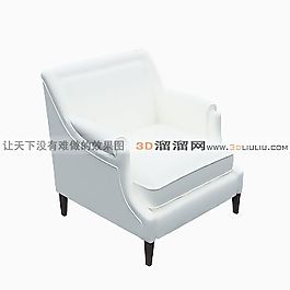 3D單人沙發(fā)模型