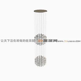 3D水晶吊燈模型
