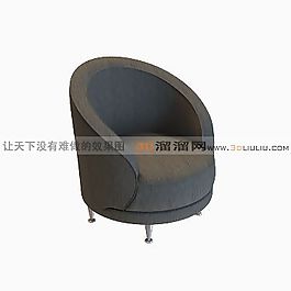 3D單人沙發(fā)模型