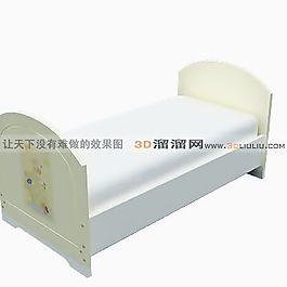 3D兒童床模型
