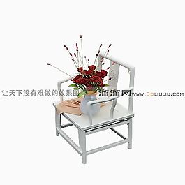 3D太師椅模型