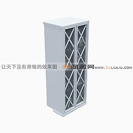 3D書柜模型
