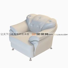 3D單人沙發(fā)模型