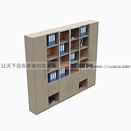 3D文件柜模型