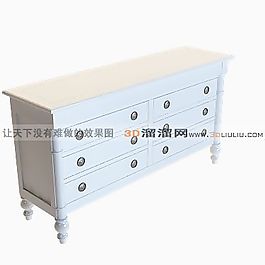 3D邊柜模型