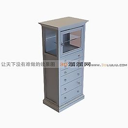 3D邊柜模型