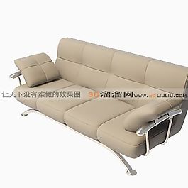 3D多人沙發(fā)模型